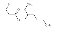 Propanoic acid, 3-bromo-, 2-ethylhexyl ester结构式