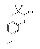 Acetamide, N-(3-ethylphenyl)-2,2,2-trifluoro- (9CI) Structure
