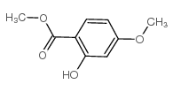 Methyl 4-methoxysalicylate Structure