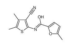 2-Furancarboxamide,N-(3-cyano-4,5-dimethyl-2-thienyl)-5-methyl-(9CI) picture