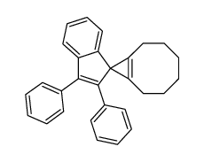 2',3'-diphenylspiro[bicyclo[6.1.0]non-1(8)-ene-9,1'-indene]结构式