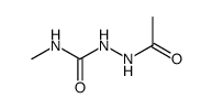 1-acetyl-4-methyl-semicarbazide Structure