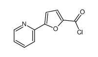 2-Furancarbonyl chloride, 5-(2-pyridinyl)- (9CI) structure