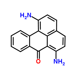 1,6-Diamino-7H-benz(de)anthracen-7-one结构式