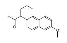 3-(6-methoxynaphthalen-2-yl)hexan-2-one Structure