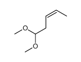5,5-dimethoxypent-2-ene结构式