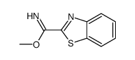 2-Benzothiazolecarboximidicacid,methylester(9CI) Structure