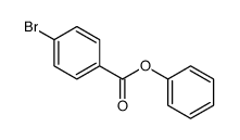 Benzoic acid, 4-bromo-, phenyl ester structure