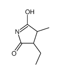 3-Ethyl-4-methyl-2,5-pyrrolidinedione结构式