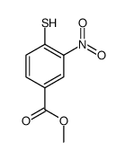 3-硝基-4-巯基苯甲酸甲酯结构式