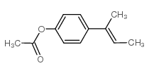 [4-[(Z)-but-2-en-2-yl]phenyl] acetate Structure