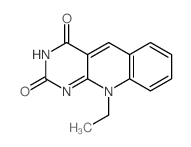 Pyrimido[4,5-b]quinoline-2,4(3H,10H)-dione, 10-ethyl- picture