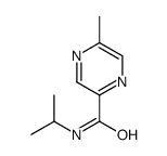 Pyrazinecarboxamide, 5-methyl-N-(1-methylethyl)- (9CI)结构式