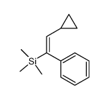 1-Cyclopropyl-2-phenyl-2-(trimethylsilyl)ethylen结构式