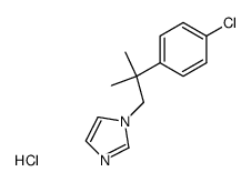 1-[2-(4-Chloro-phenyl)-2-methyl-propyl]-1H-imidazole; hydrochloride Structure