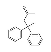 4,4-diphenylpentan-2-one Structure