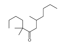 5,5,8-trimethyldodecan-6-one结构式