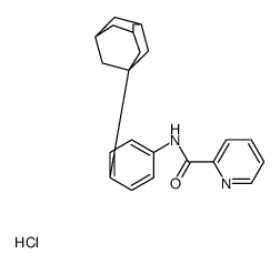 N-(P-(1-ADAMANTYL)PHENYL)PICOLINAMIDE HYDROCHLORIDE结构式