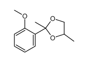 2-(2-methoxyphenyl)-2,4-dimethyl-1,3-dioxolane Structure