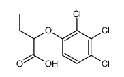 2-(2,3,4-trichlorophenoxy)butanoic acid Structure