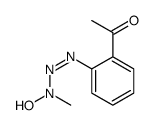 1-[2-[[hydroxy(methyl)amino]diazenyl]phenyl]ethanone结构式