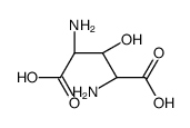 (4S)-2,4-diamino-3-hydroxypentanedioic acid结构式