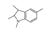 (2S,3R)-1,2,3,5-tetramethyl-2,3-dihydroindole结构式
