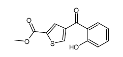 methyl 4-(2-hydroxybenzoyl)thiophene-2-carboxylate Structure
