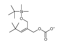 [2-[[tert-butyl(dimethyl)silyl]oxymethyl]-4,4-dimethylpent-2-enyl] carbonate Structure