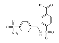 4-[(4-sulfamoylphenyl)methylsulfamoyl]benzoic acid结构式
