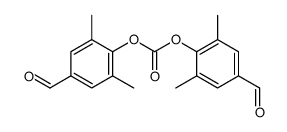 bis(4-formyl-2,6-dimethylphenyl) carbonate结构式