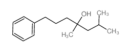 Benzenebutanol, a-methyl-a-(2-methylpropyl)- Structure