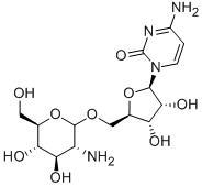 5'-O-(2-AMINO-2-DEOXY-D-GLUCOPYRANOSYL)-CYTIDINE Structure