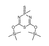 4-methyl-2,6-bis-trimethylsilanyloxy-4H-[1,3,5,4]thiadiazaphosphinine 4-sulfide Structure