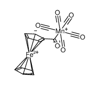 ferrocenoyl-pentacarbonylmanganese Structure