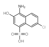 6-chloro-1-amino-2-naphthol-4-sulfonic acid picture