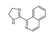 1-(4,5-dihydro-1H-imidazol-2-yl)isoquinoline结构式