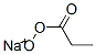 Peroxypropionic acid sodium salt structure