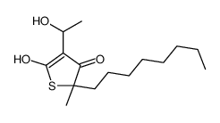 5-hydroxy-4-(1-hydroxyethyl)-2-methyl-2-octylthiophen-3-one Structure