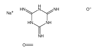 sodium,formaldehyde,hydrogen sulfite,1,3,5-triazine-2,4,6-triamine结构式