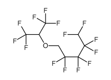 1,1,2,2,3,3,4,4-octafluoro-5-(1,1,1,3,3,3-hexafluoropropan-2-yloxy)pentane结构式