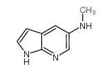 N-甲基-1H-吡咯并[2,3-B]吡啶-5-胺结构式