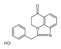 4,5-Dihydro-2-benzyl-6H-imidazo(4,5,1-ij)quinolin-6-one hydrochloride Structure