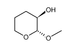 trans-3-hydroxy-2-methoxytetrahydropyran结构式