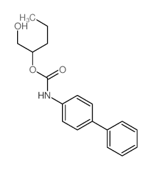 Carbamic acid,[1,1'-biphenyl]-4-yl-, 1-(hydroxymethyl)butyl ester (9CI)结构式