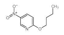 2-N-丁氧基-5-硝基吡啶结构式