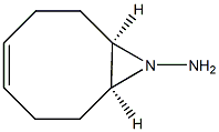 (1α,4Z,8α)-9-Azabicyclo[6.1.0]non-4-en-9-amine结构式