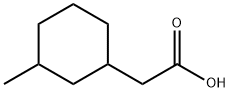 2-(3-Methylcyclohexyl)acetic acid structure