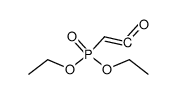 (Diethoxyphosphinyl)keten结构式