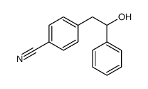 4-(2-hydroxy-2-phenylethyl)benzonitrile Structure